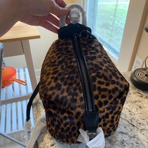 Brand new Rebecca Minkoff mini leopard backpack
